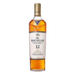 麦卡伦（MACALLAN）麦卡伦 MACALLAN单一麦芽苏格兰威士忌斯佩塞雪莉桶 爱丁顿 麦卡伦12年蓝钻双桶700ml 无盒