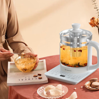 艾美特AIRMATE智能炖煮养生壶电热水壶煮茶壶1.8L大容量家用多功能烧水壶