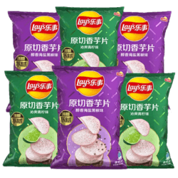 Lay's 乐事 香芋片海盐青柠味原切芋头*6袋