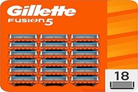 Gillette Fusion 5 把剃刀刀片，18 把替换刀片的男士湿式剃须刀带 5 x 刀片