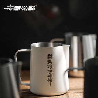 MHW-3BOMBER轰炸机尖嘴拉花缸450/600ml不锈钢拉花杯咖啡打奶缸