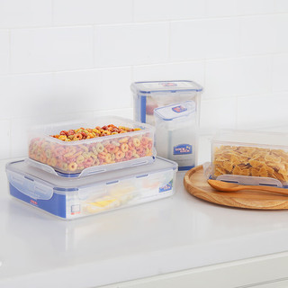 乐扣乐扣（LOCK&LOCK）塑料保鲜盒长方形大容量透明食物 冰箱收纳 HPL815D组合 HPL832 2.7L