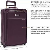 Briggs & Riley Baseline Spinners, 梅红色, 22-inch Essential Carry-On