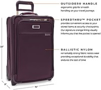 Briggs & Riley Baseline Spinners, 梅红色, 22-inch Essential Carry-On