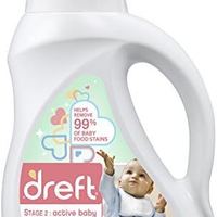 Dreft 卓夫特 Stage 2: 活性婴儿液体洗涤剂新生儿或婴儿 (HEC) 50 盎司,