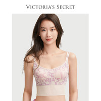 VICTORIA'S SECRET 维密 全新一体式针织字母舒适背心式运动文胸内衣女