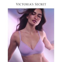 VICTORIA'S SECRET 维密 Logo无钢圈无痕薄衬垫文胸大胸显小内衣女