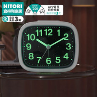 NITORI宜得利家居 时钟家用床头夜光闹钟     下架 表盘可蓄光款