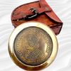 2 英寸(约 5.1 厘米)黄铜复古雕刻维多利亚时代口袋指南针,带外壳黄铜航海导航工具,适合徒步旅行,旅行攀岩物品由 A&U Enterprises 出售
