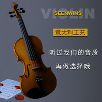 SEENWINS/圣维斯 SEENWINS圣维斯SW006纯手工小提琴儿童考级成人演奏意大利工艺