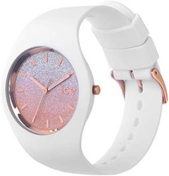 Ice-Watch ICE lo White pink - 白色硅胶表带女士腕表