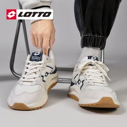 lotto 乐途 菱形老爹鞋男女休闲韩版厚底运动鞋