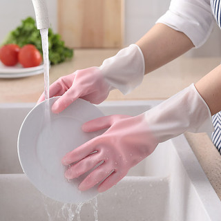 枫琅 洗碗手套清洁橡胶手套 5双