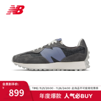 NEW BALANCE NB23男鞋女鞋327系列百搭复古轻便运动休闲鞋 深灰色 U327WPC 42(脚长26.5cm)