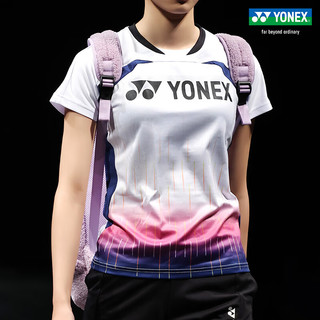 YONEX/尤尼克斯 110443BCR/210443BCR 23FW比赛系列 吸湿速干运动恤yy 110443BCR 黑色（男款） L