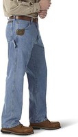 Wrangler 威格 Riggs Workwear 男士 防撕裂木匠牛仔裤,Vintage Indigo,33W x 32L