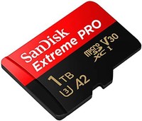 SanDisk 闪迪 1TB Extreme PRO microSDXC 卡 + SD 适配器 + RescuePRO Deluxe
