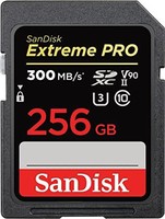 SanDisk 闪迪 256GB Extreme PRO SDXC UHS-II 存储卡 C10 U3 V90 8K 4K