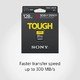 SONY 索尼 TOUGH-G 系列 SDXC UHS-II 卡 128GB, V90, CL10, U3, Max R300MB/S,128 GB