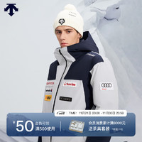 DESCENTE迪桑特SKI STYLE系列运动休闲男子羽绒服冬季 LG-LIGHT GRAY XL (180/100A)