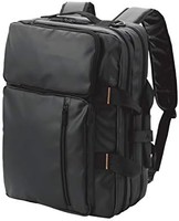 ELECOM 宜丽客 商务包 3WAY （背包、手提包、肩） 2个夹层 15.6 英寸 PC兼容 防水 带便携支架 黑色