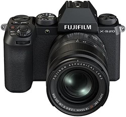 FUJIFILM 富士 Fujfilm X-S20 无反相机数码相机 XF18-55 毫米镜头套件 黑色