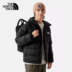 THE NORTH FACE 北面 羽绒服男户外保暖600蓬鹅绒外套7W7G JK3/黑色 M