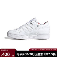 Adidas yysports FORUM LOW C板鞋秋三叶草联名款贝壳头运动鞋小白鞋 IG0303 34