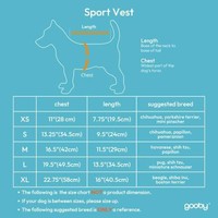 Gooby Sports 狗狗背心 – *,大号 – 羊毛衬里狗狗夹克外套带D环皮带