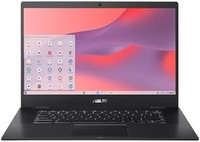 ASUS 华硕 Chromebook 15.6 英寸全高清英特尔赛扬 N3350 2.4GHz 64GB SSD 4GB RAM 黑色