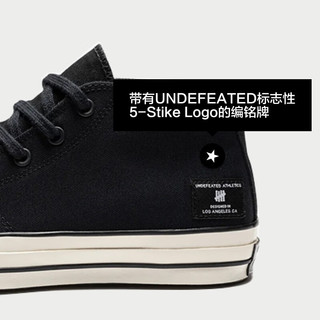 匡威（Converse）ConversexUNDEFEATED Chuck70Mid帆布鞋A00673C A00673C 40