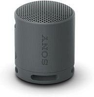 SONY 索尼 SRS-XB100-无线蓝牙旅行扬声器、耐用 IP67 防水防尘、16 小时电池、多功能肩带、免提通话、黑色