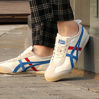 Onitsuka Tiger鬼冢虎男鞋女鞋MEXICO 66 PARATY休闲鞋耐磨透气板鞋 1183B391/牛皮革 39