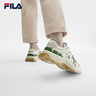 斐乐（FILA） 男鞋INSETTO摩登运动鞋2023冬大绑鞋 白芦笋/初雪白-WP 43码