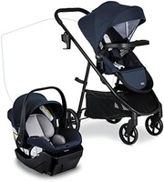 Britax 宝得适 Willow Brook 婴儿旅行系统,婴儿汽车座椅和婴儿车组合