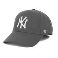 47brand 联名MLB帽子大标刺绣男女情侣遮阳鸭舌NY洋基棒球帽潮集C
