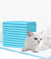 Bravetolive 一次性猫砂垫替换装适用于室内猫地板地毯薄吸水防漏,100 个装