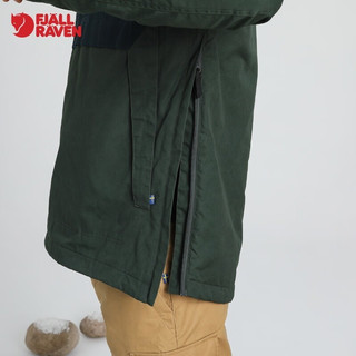 FJALLRAVEN北极狐2022秋冬新户外男女保暖时尚露营休闲连帽夹克08221113 662C-555森林绿-暗海蓝 AS