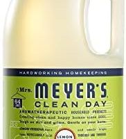 Mrs. MEYER'S CLEAN DAY Mrs. Meyer's 无尘洗衣液，无残酷，可生物降解的成分，柠檬马鞭草香味，64盎司，1.8升