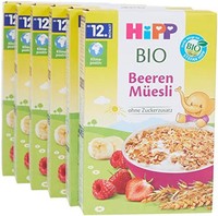 HiPP 喜宝 Bio 无糖浆果幼儿麦片 适用于12月以上幼儿，6盒装(6 x 200g)