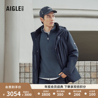 AIGLE艾高20MTD防风防雨保暖户外保暖舒适棉服外套男 帝国深蓝 AR543 S(170/88A)