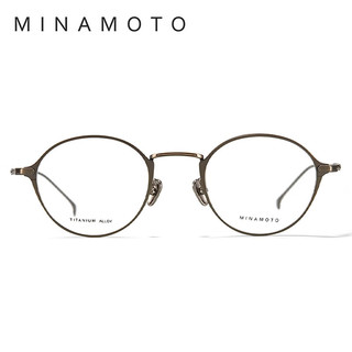 CHARMANT 夏蒙 眼镜源系列日本全框商务镜架配近视度数眼镜框MN31018 AG-铜色
