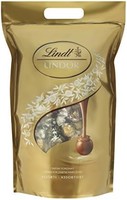 Lindt 瑞士莲 Lindor 瑞士莲 混装牛奶巧克力球 无麸质(牛奶，蛋白，Dark和榛子)，大包装(160球)，2kg