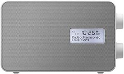 Panasonic 松下 電器 RF-D30BTEG，DAB+ 收音機便攜式數字灰色，白色