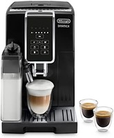 De'Longhi 德龙 De’Longhi 德龙 Dinamica 全自动全豆咖啡机，卡布奇诺，浓缩咖啡，ECAM 350.50.B，黑色