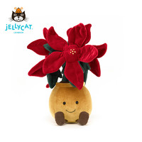 Jellycat 2023圣诞趣味一品红 毛绒玩具玩偶公仔 趣味一品红 H24 X W11 CM