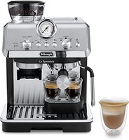 De'Longhi 德龙 La Specialista Arte EC 9155.MB 意式浓缩咖啡机，带专业奶泡喷嘴，包括咖啡师套件，不锈钢/黑色