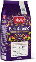 Melitta 美乐家 全咖啡豆,阿拉比卡,浓烈的巧克力色,厚度3,BellaCrema Selection 2021年,1公斤