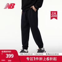 NEW BALANCE NB 23男款百搭休闲运动针织长裤 BK AMP33381 L