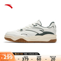 安踏（ANTA）波浪鞋王一博同款男女板鞋2023冬新增高运动鞋 【男款】象牙白/竹青灰-1 39